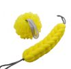 Exfoliating Bath Sponge Mesh Shower Balls & Back Scrubber Strap Yellow Body Bath Set - Default
