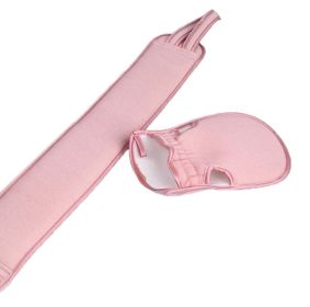 Exfoliating Loofah Kit Back Scrubber and Shower Gloves for Men and Women; Pink - Default
