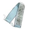 Exfoliating Back Mesh Strap Double Side Shower Loofah With Handle Men and Women; Blue - Default