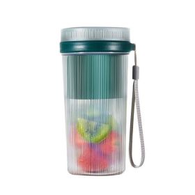 Portable Juicer Mini Home Fruit Juicer Cup USB Charging Juice Juice Machine Juice Cup Gift - Green