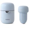 Hand Fruit Juicer Citrus Orange Squeezer Lid Rotation Press Anti-Slip Reamer for Lemon Lime Grapefruit Capacity Machine - 13.3x9.3cm - Blue