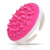 Hand-Held Multi-Function Massager Body Brush Cellulite Reduction SPA Relax Shower Brush Relieve Fatigue Head Massage Tool - Pink