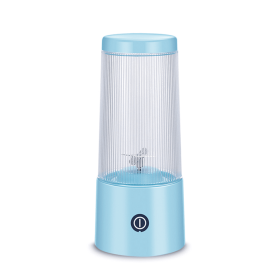 350Ml Portable Electric Juicer Blender 4 Blade Usb Mini Fruit Mixers Fruit Extractors For Juice Yogurt Smoothie Milkshake - Blue