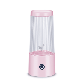 350Ml Portable Electric Juicer Blender 4 Blade Usb Mini Fruit Mixers Fruit Extractors For Juice Yogurt Smoothie Milkshake - Pink