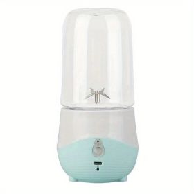 Portable Juicer Household Fruit Small Charging Mini Electric High Temperature Resistant Cup Body Juicer - Blue