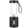 1pc 530ML Powerful Portable Blender For Smoothies Shakes USB Rechargeable Food Processor Fruit Mixer Machine Mini Juicer Blender Cup - Black