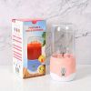 1pc Wireless Juicer Portable Household Mini Fruit Juicer Cup USB Electric Outdoor Small Juicing Cup - Pink