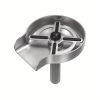 1pc Kitchen Sink Glass Rinser; Faucet Glass Rinser For Kitchen Sinks; Bottle Washer; Kitchen Sink Accessories; Stainless Steel 304; Brush Nickel - Sil