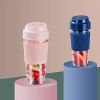 Mini Juicer Portable Household USB Charging Juicing Cup Multifunctional Small Electric Juice Gift - Blue - Charging Portable