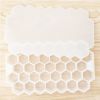 1pc Ice Tray Mold Honeycomb Silicone Ice Tray Hexagonal Ice Tray 37 Honeycomb Ice Trays - white