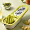 Multifunctional Lemon Squeezer Juicer and Grater - Green
