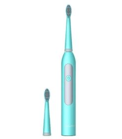Electric Toothbrush Rechargeable Waterproof Wireless Charging APP Control Mi Smart Tooth Brush Ultrasonic - Green - M
