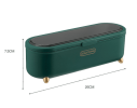 Seasoning Box Combination Set Seasoning Bottle Jar Household Kitchen Supplies Salt Msg Storage Box Sealed One-piece - DM026-green