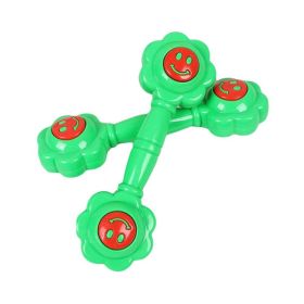 2 Pair Plastic Children Dumbbell Fitness Equipment Flower Shape Kid Toy Dumbbell - Default