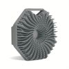 2pcs Natural Silicone Body Brush for Exfoliating and Massage - Soft Scrubber for Shower and Bath - Gray - 2pcs