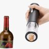 Automatic USB Charged Red Wine Bottle Opener - Black