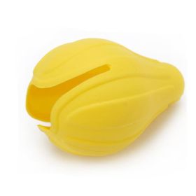 Lemon Lime Squeezer Silicone Manual Citrus Fruits Press Juicer BPA Free No Mess Juice Exit Out Clean and Orderly Way Dishwasher Safe Kitchen Tool - ye