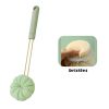 2 In 1 Double-Sided Bath Brush Long Handle Rubbing Back Bath Brushes Dual Purpose Body Brush Back Massage Shower Body Cleaning - green - CN