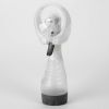 Water spray hand-held fan 2 AA batteries with ice and water fan students travel Creative Electric fan - White - 17*9cm