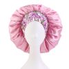 Satin Bonnet Silk Bonnet, Hair Bonnet for Sleeping - Pink