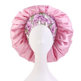 Satin Bonnet Silk Bonnet, Hair Bonnet for Sleeping - Pink