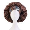 Satin Bonnet Silk Bonnet, Hair Bonnet for Sleeping - Coffee