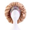 Satin Bonnet Silk Bonnet, Hair Bonnet for Sleeping - Khaki
