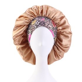 Satin Bonnet Silk Bonnet, Hair Bonnet for Sleeping - Khaki
