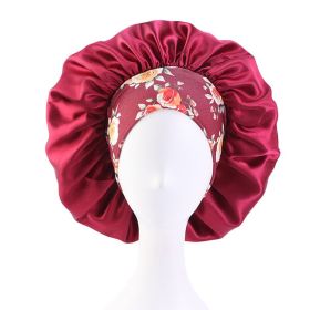 Satin Bonnet Silk Bonnet, Hair Bonnet for Sleeping - Red