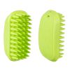 Dog Bath Brush Anti-Skid Pet Grooming Shower Bath Silicone Massage Comb For Long Short Hair Medium Large Pets Dogs Cats - Green