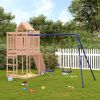 Outdoor Playset Solid Wood Douglas - Brown