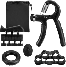 Hand Grip Adjustable Trainer Gripper Strengthener Gym Strength Exerciser Adjustable Heavy Gripper Fitness Hand Exerciser Grip Wrist Training Increase