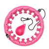 Lazy thin waist weight loss circle - Grapefruit pink - 24 knots