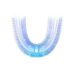 360 Degrees Intelligent Automatic Electric Toothbrush Waterproof U Type Tooth Brush Whitening Blue Light USB Charging - Head