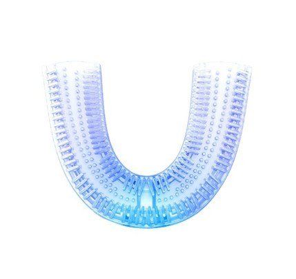 360 Degrees Intelligent Automatic Electric Toothbrush Waterproof U Type Tooth Brush Whitening Blue Light USB Charging - Head