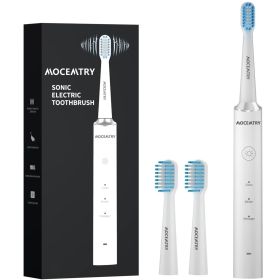 ZJ288-White-MOCEMTRY 3 Cleaning Modes; Waterproof Electric Toothbrush (White) - default