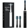 ZJ288-Black-MOCEMTRY 3 Cleaning Modes; Waterproof Electric Toothbrush (Black) - default