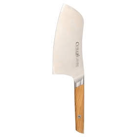 CUTLUXE Cleaver Knife - 7" Vegetable and Meat Butcher Knife - Olive Wood Handle ‚Äì Full Tang ‚Äì Olivery Series - Cutluxe