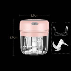 Quick Chop Powered Herbs; Veggie Chopper And Salsa Maker - PINK