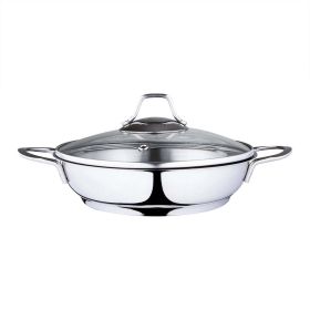 Serenk Modernist Stainless Steel Omelette Pan, 20 cm - Default Title