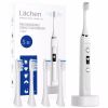 Electric Toothbrush Sonic Toothbrush, 5 Cleaning Modes for Dental Care, Screen Display, Gift Man/Woman, 4 Replacement Heads - as picture