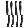 4Pcs Gap Cleaning Brush Multi-Purpose Crevice Gap Cleaning Brush All Around Household Cleaning Tool - Black