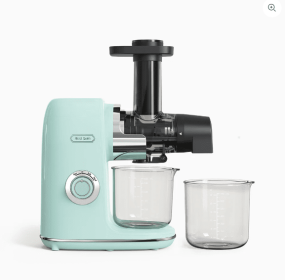 Slow cold juicer press extrusion grinding ancient method extraction pure juice rate 97%, smooth taste SUS304 food grade without BPA easy to clean 2 sp