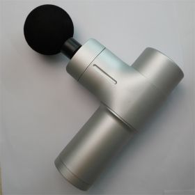 Massage Gun for Home Gym Fascial Gun Muscle Massager with 4 Massage Heads and Carry Bag Sliver - as Pic