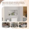 Brushed Stainless Steel Wall Shower  Niche , Double Recessed Shower Shelf for Bathroom - 24"x12" - Stytle1