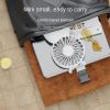 USB mini fan cartoon handheld fan portable desktop charging home electric fan gift - Pocket Generation 6-[White Deer]] - 138*78*28mm