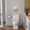 Brushed Stainless Steel Wall Shower  Niche , Double Recessed Shower Shelf for Bathroom - 12"x12" - Stytle1