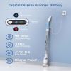 VEWIOR Electric Spin Scrubber, Cordless Cleaning Brush with Display and 3 Adjustable Angle 2 Speeds 5 Replaceable Brush Heads, Power Shower Scrubber w