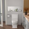 Brushed Stainless Steel Wall Shower  Niche , Double Recessed Shower Shelf for Bathroom - 36"x12" - Stytle1