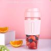 Mini Juicer Portable Household USB Charging Juicing Cup Multifunctional Small Electric Juice Gift - Blue - Charging Portable